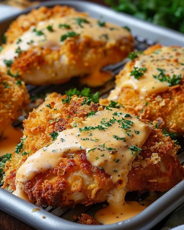 Crispy Cheddar Chicken