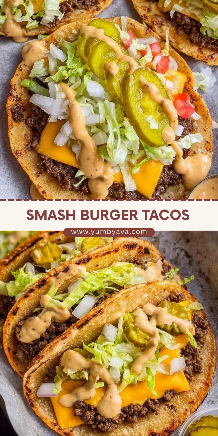 Smash Burger Tacos