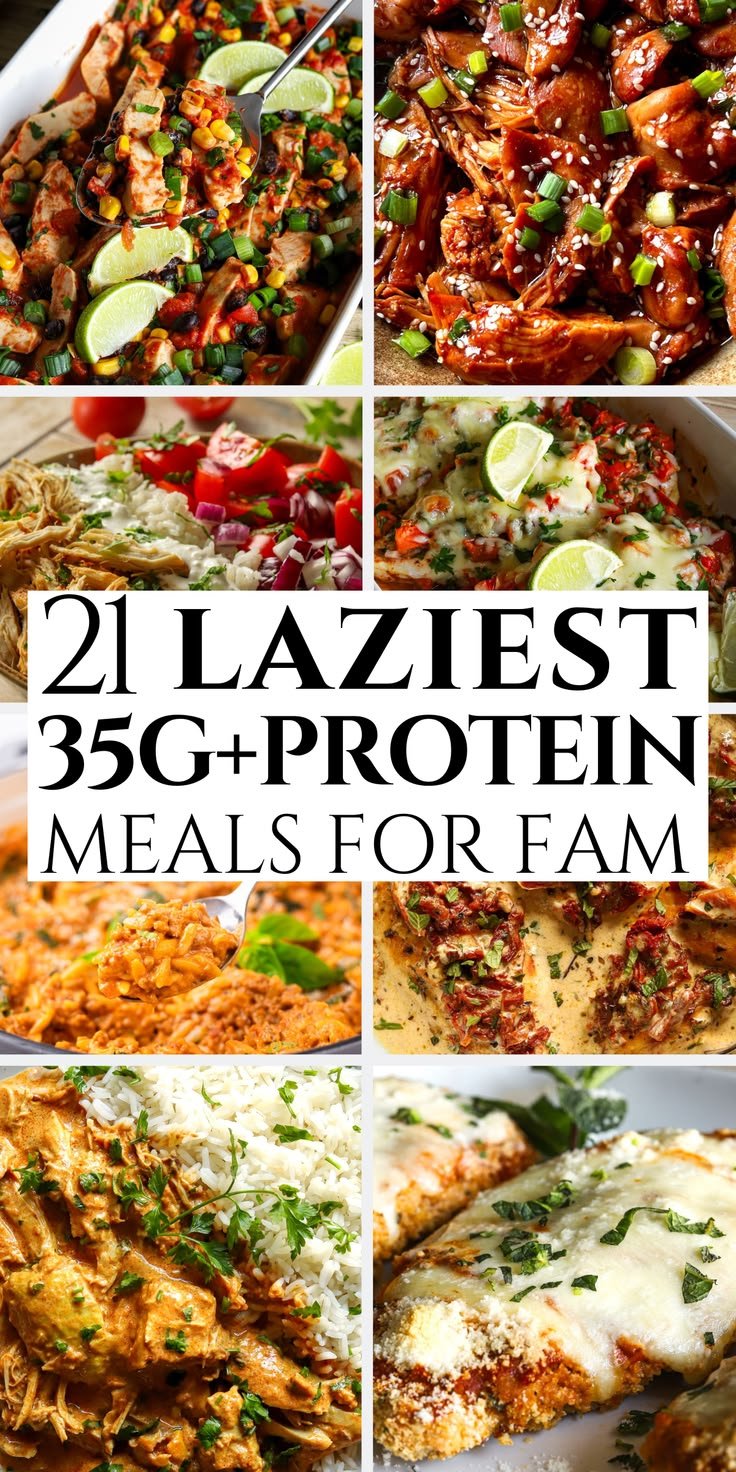 Easy High-Protein Meals That Deliver At Least 35g of Protein Per Serving