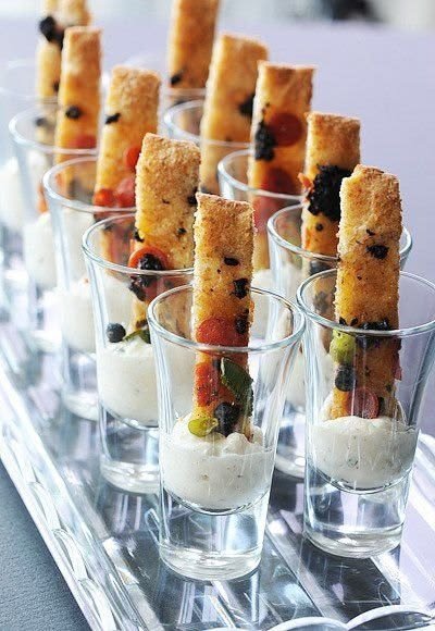 Köstliche Bissen Größe Nibbles...