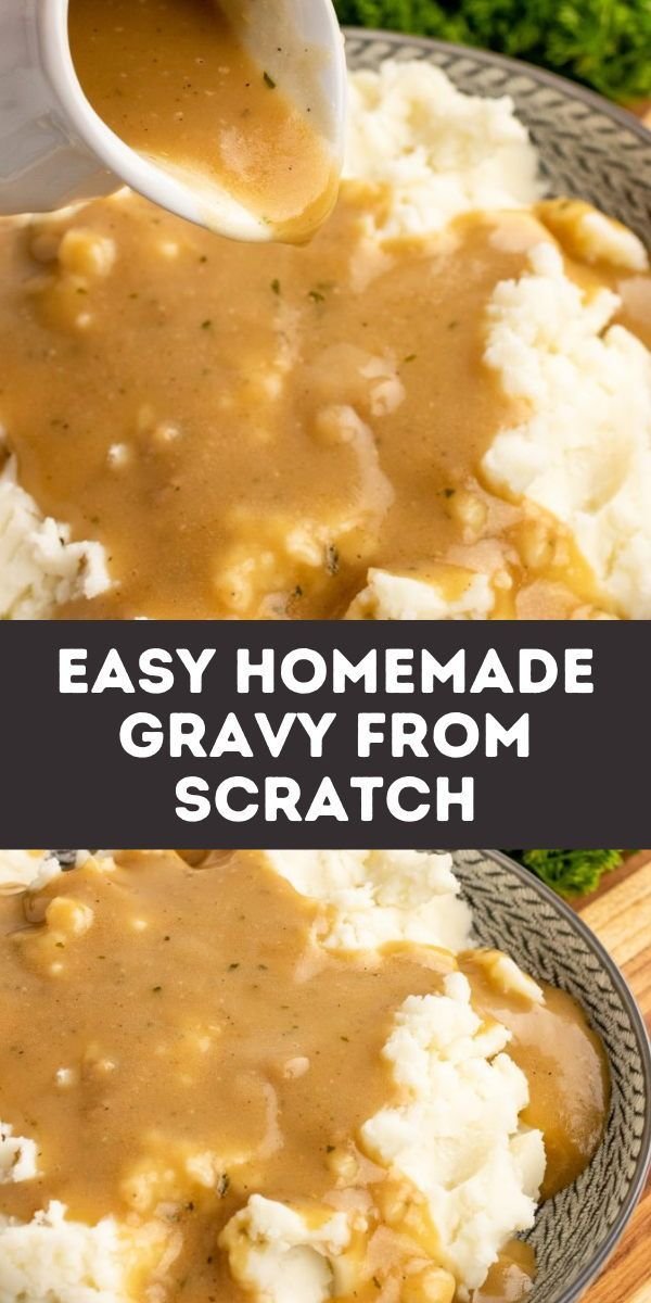 Easy Homemade Gravy From Scratch - 4 Sons 'R' Us