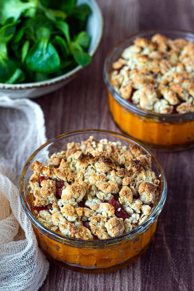 Crumble de potiron au bacon et chèvre - Amandine Cooking