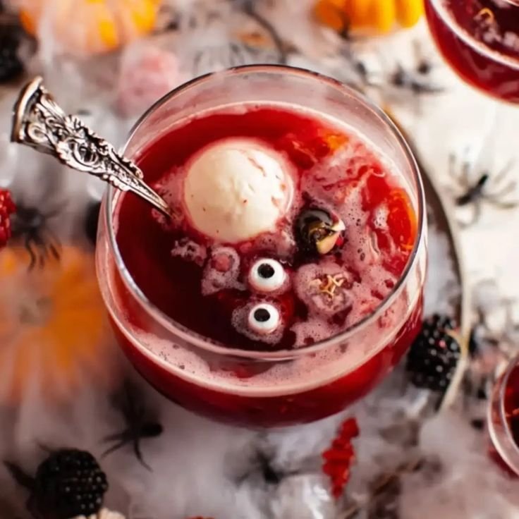 Halloweenbowle mit Eishand – Der perfekte Partyhit für deine Feier - Nici’s Kochblog
