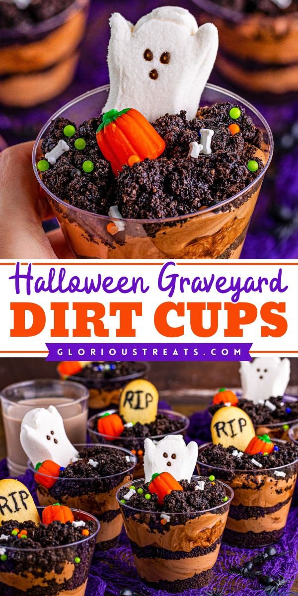 Halloween Graveyard Dirt Cups