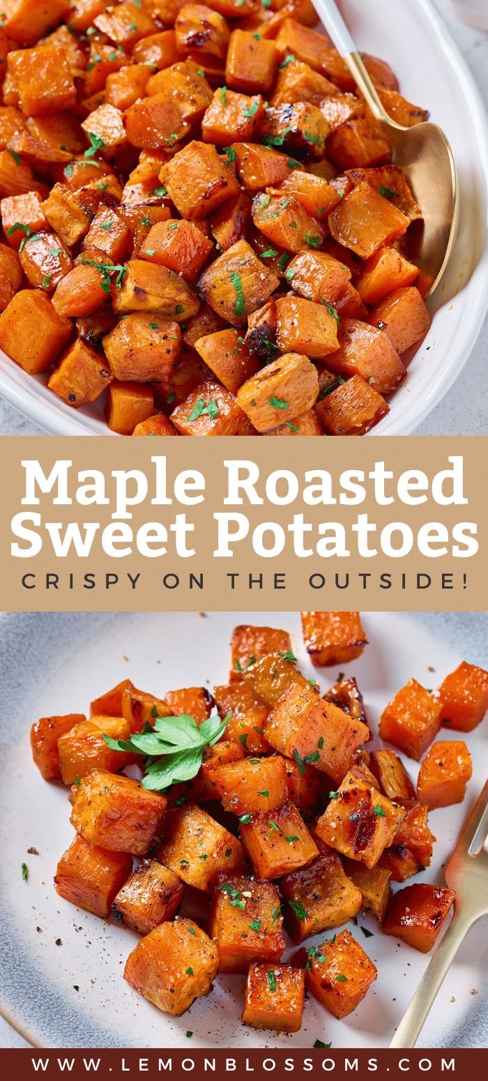 Oven Roasted Sweet Potatoes - Lemon Blossoms