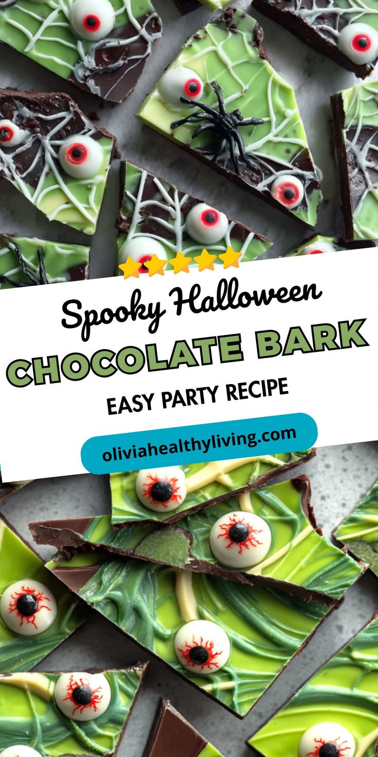 Halloween Chocolate Bark Recipe 🎃 Fun & Easy DIY Treat