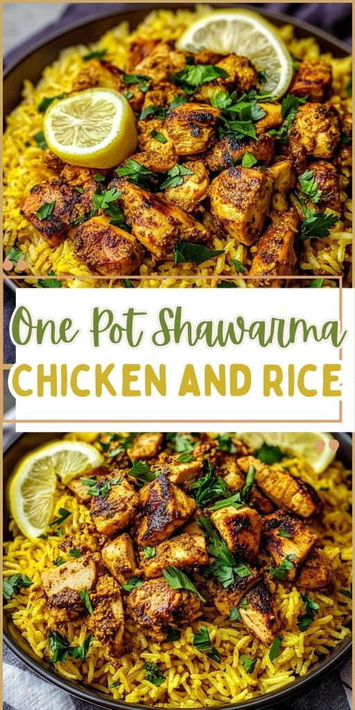 One Pot Shawarma Chicken and Rice