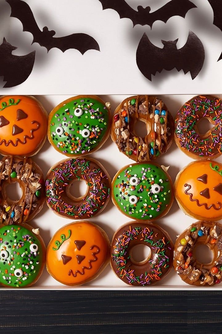 Krispy Kreme Just Dropped 2 New Halloween Doughnuts, and One's Filled With Cake Batter!