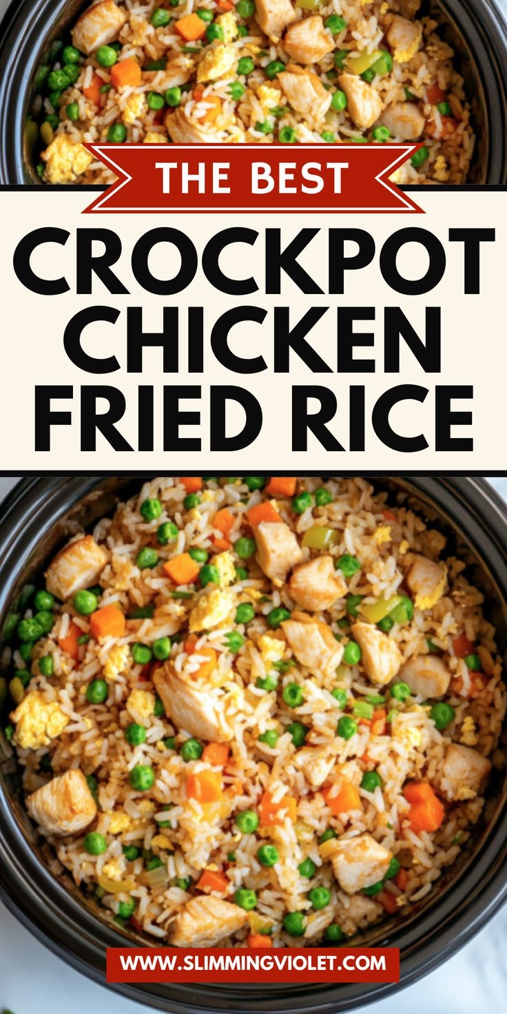 Crockpot Chicken Fried Rice
