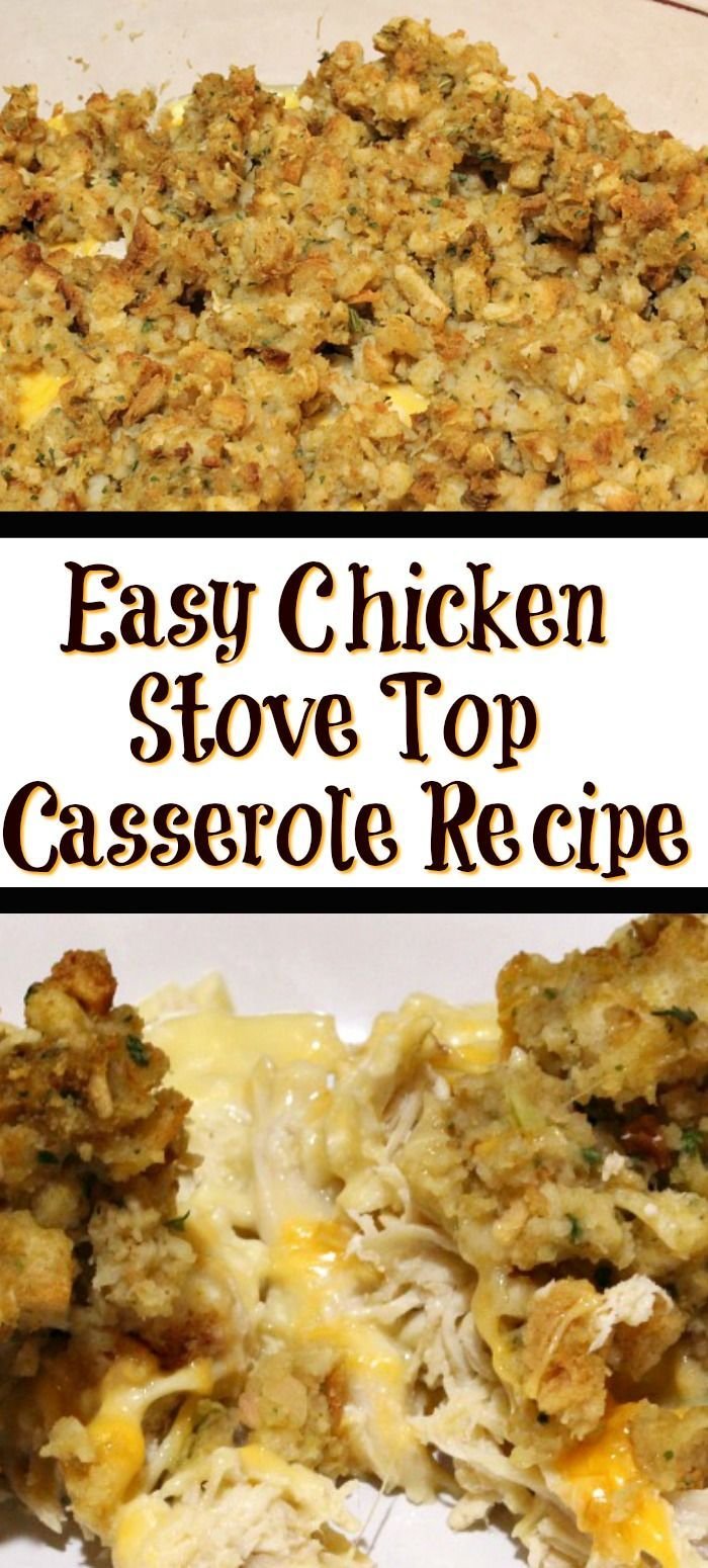 Easy Stove Top Casserole Recipe