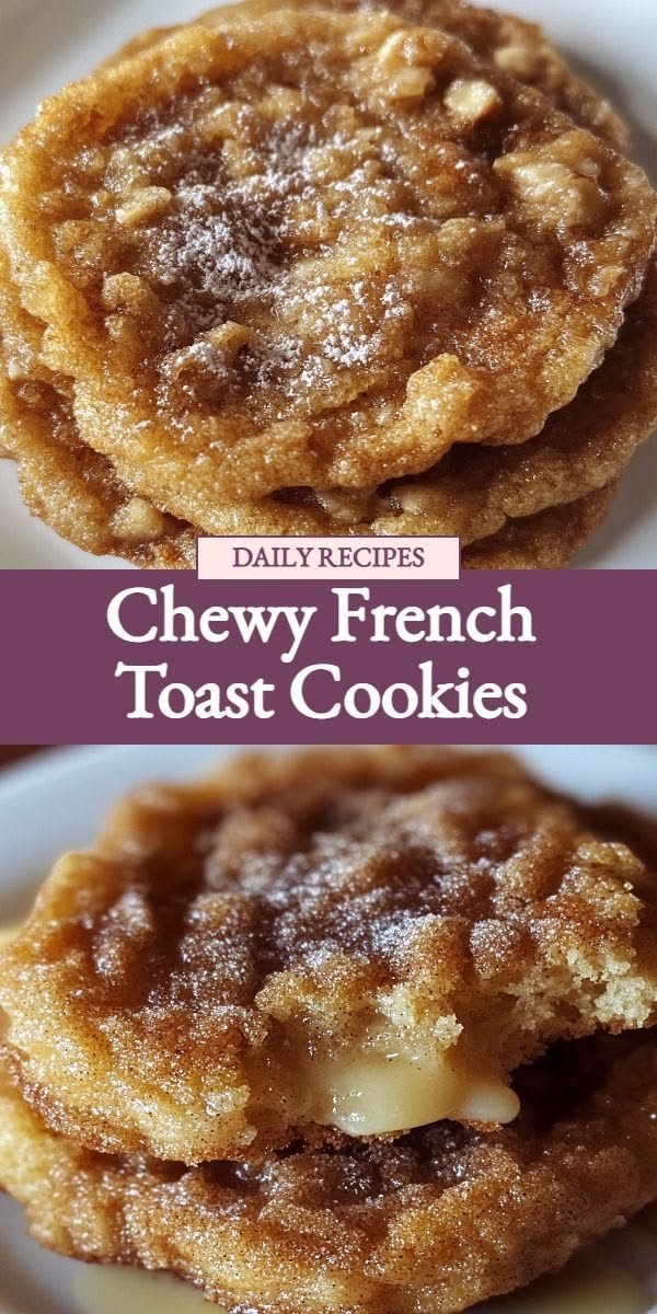Chewy French Toast Cookies