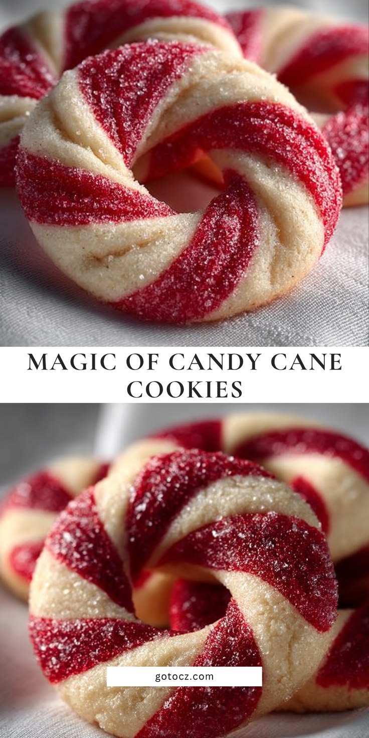 Magical Candy Cane Cookies