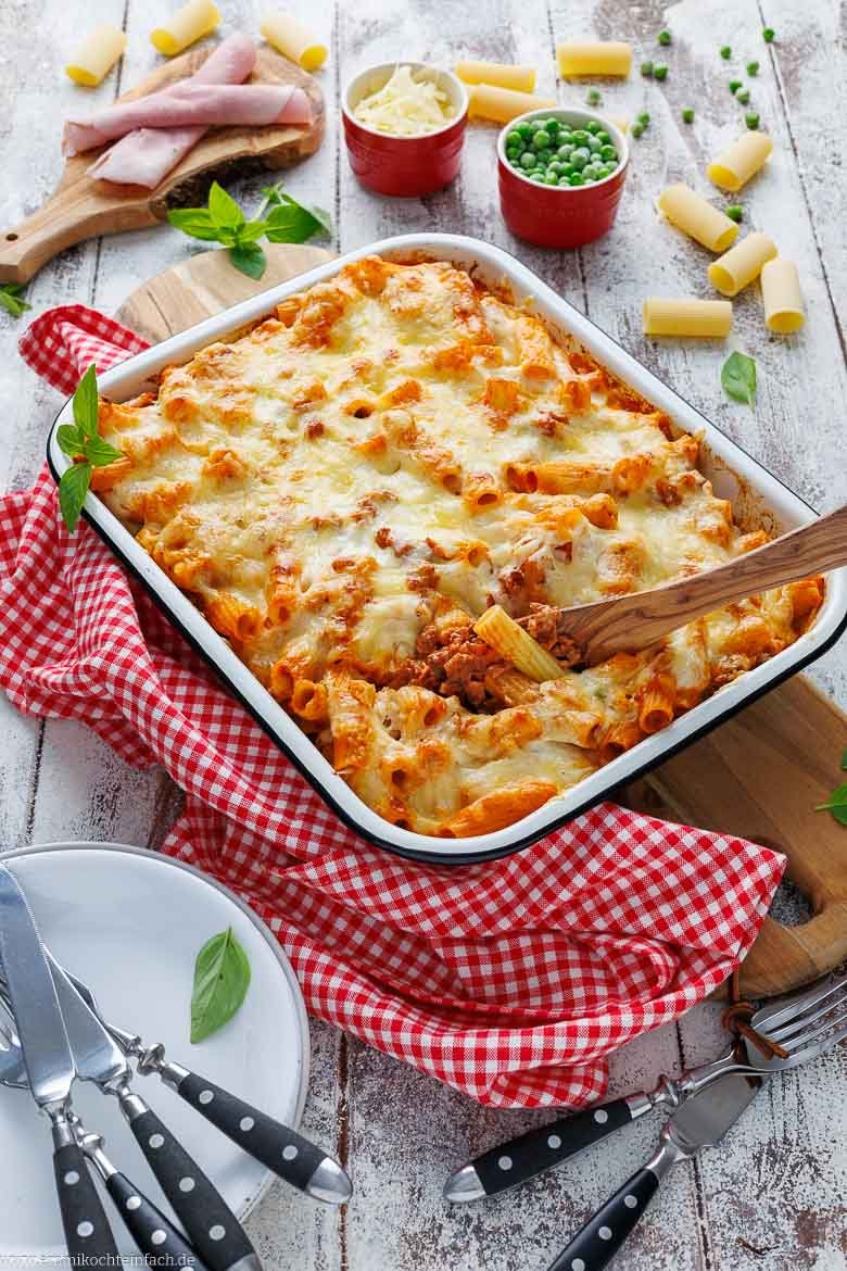 Rigatoni al forno – Rezept wie beim Italiener