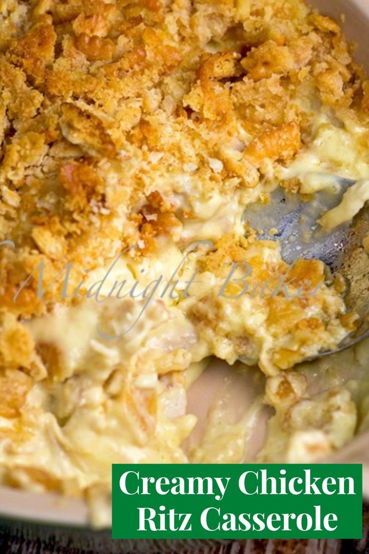 Easy Chicken Ritz Casserole