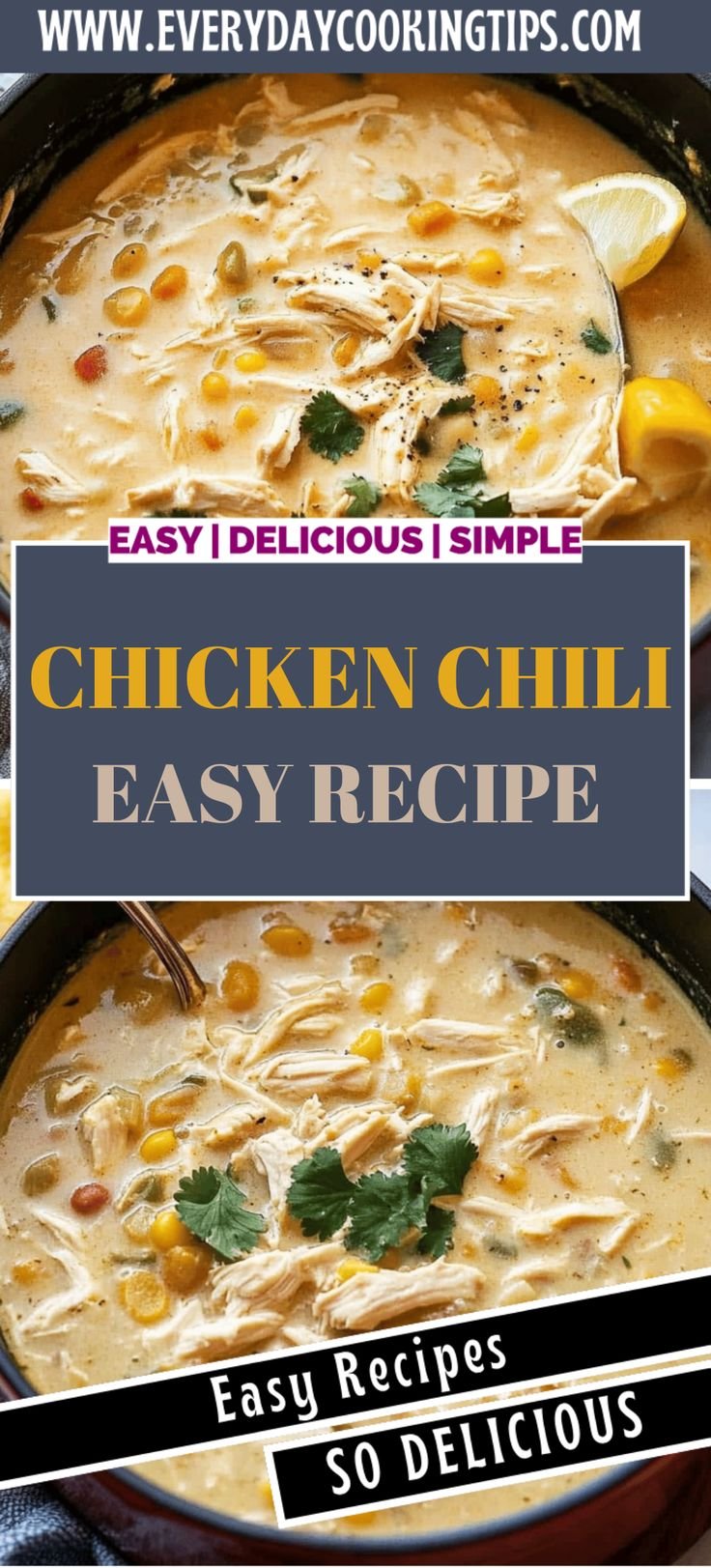 Easy White Chicken Chili Recipe