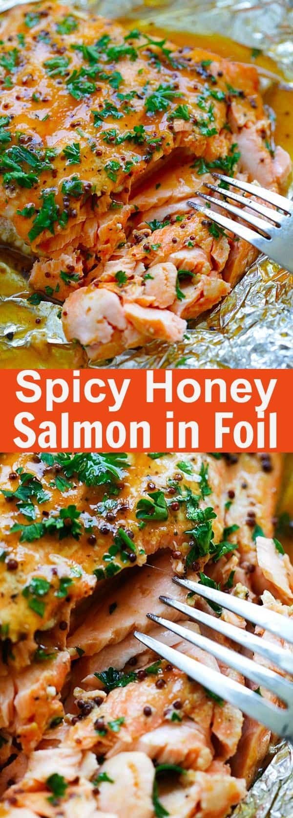 Spicy Honey Baked Salmon