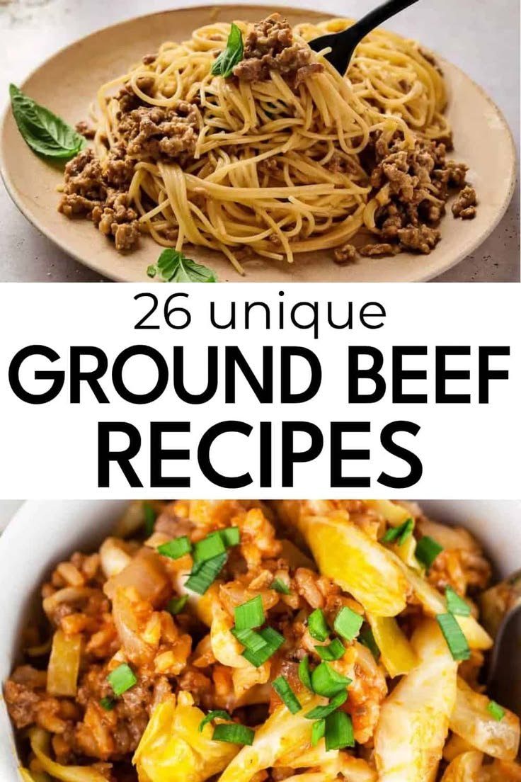 Ground Beef Dishes