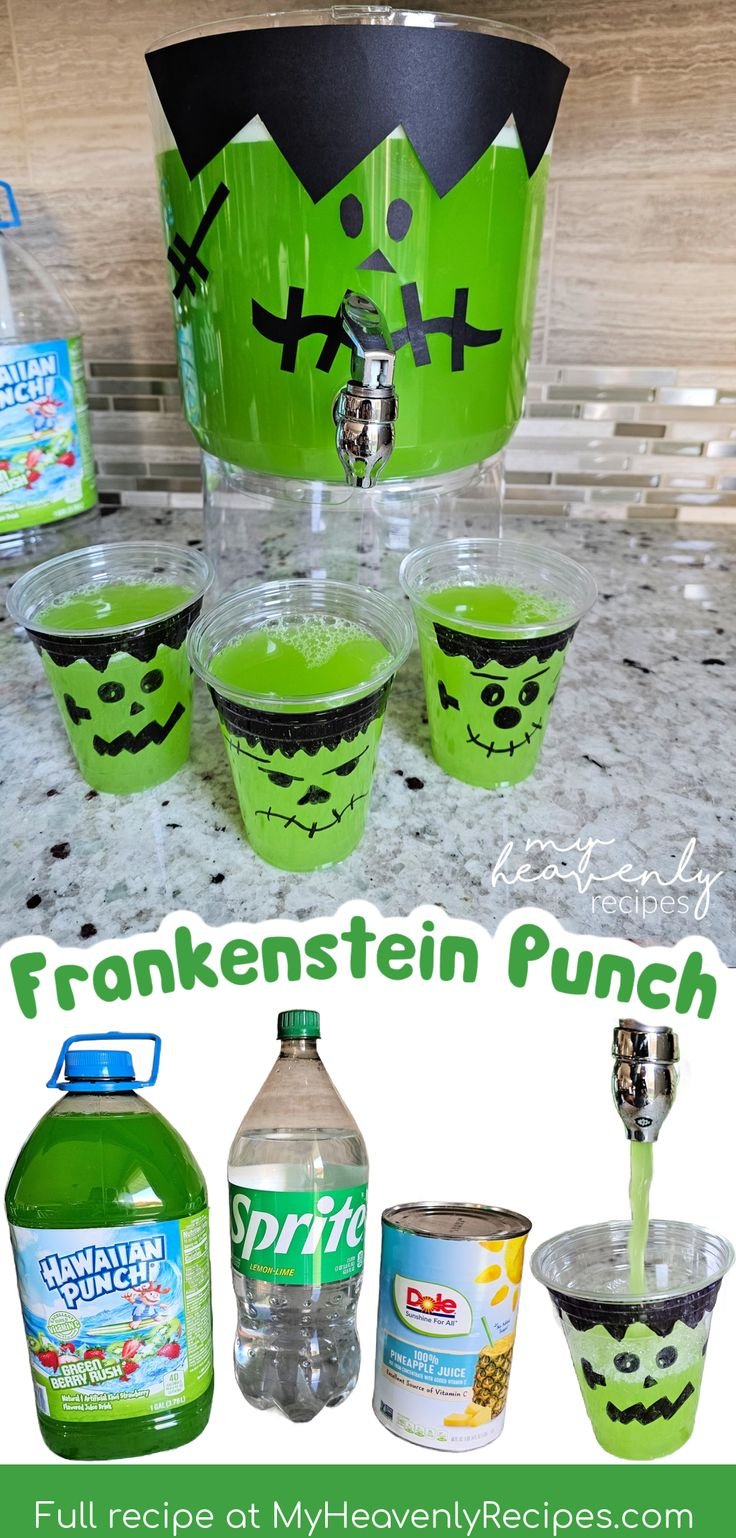 Frankenstein Green Punch Recipe