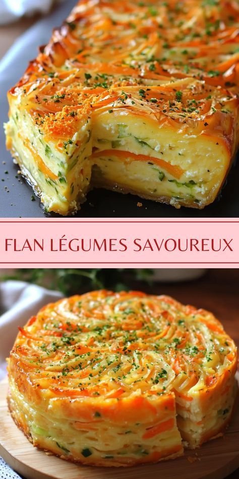 Flan aux Légumes Râpés: Un Délice Légérement Savoureux