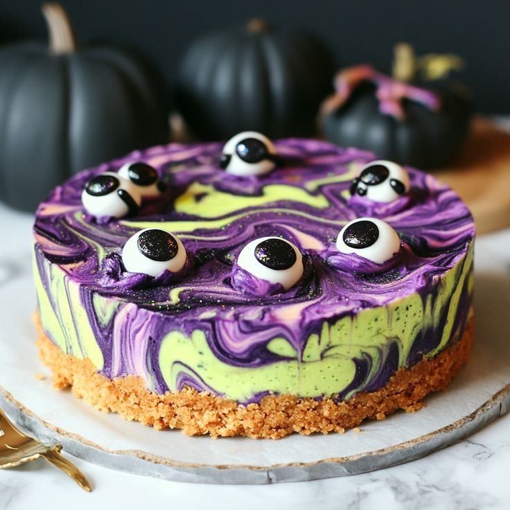 12 Halloween Cheesecake Ideas for 2025! | Witches recipe, Decorative cheesecake, Cheesecake halloween
