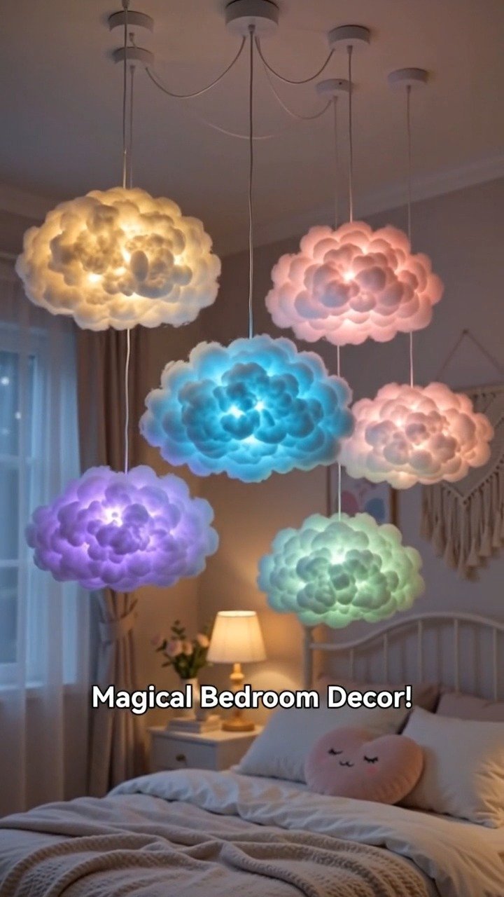 Handmade Cloud Lamp for Cozy Ambient Lighting 18 Cozy Handmade Cloud Lamp