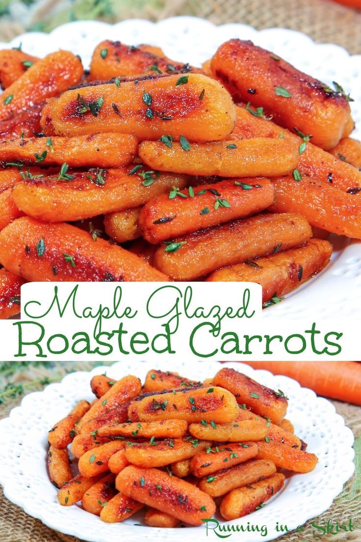 Maple Glazed Roasted Carrots