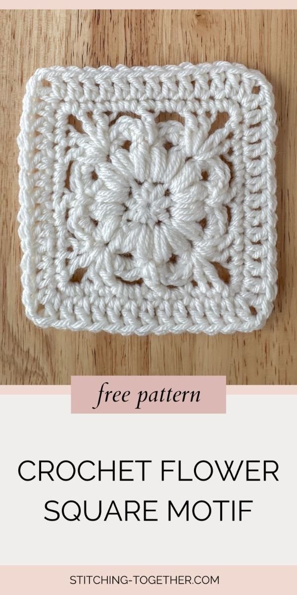 Crochet Flower Square Motif