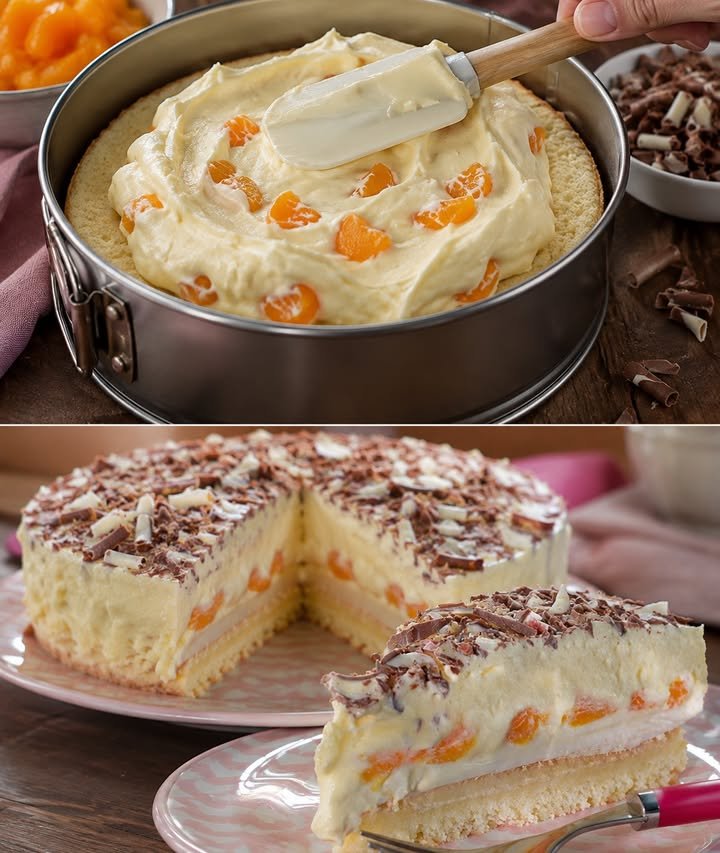Erfrischende Calypso Torte mit Mandarinen – Lecker & Cremig