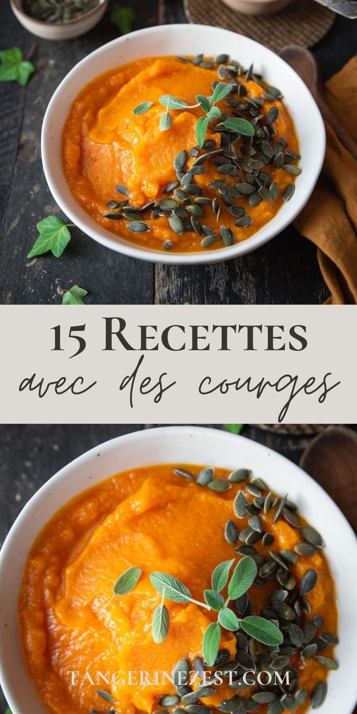 Idées recettes avec des courges