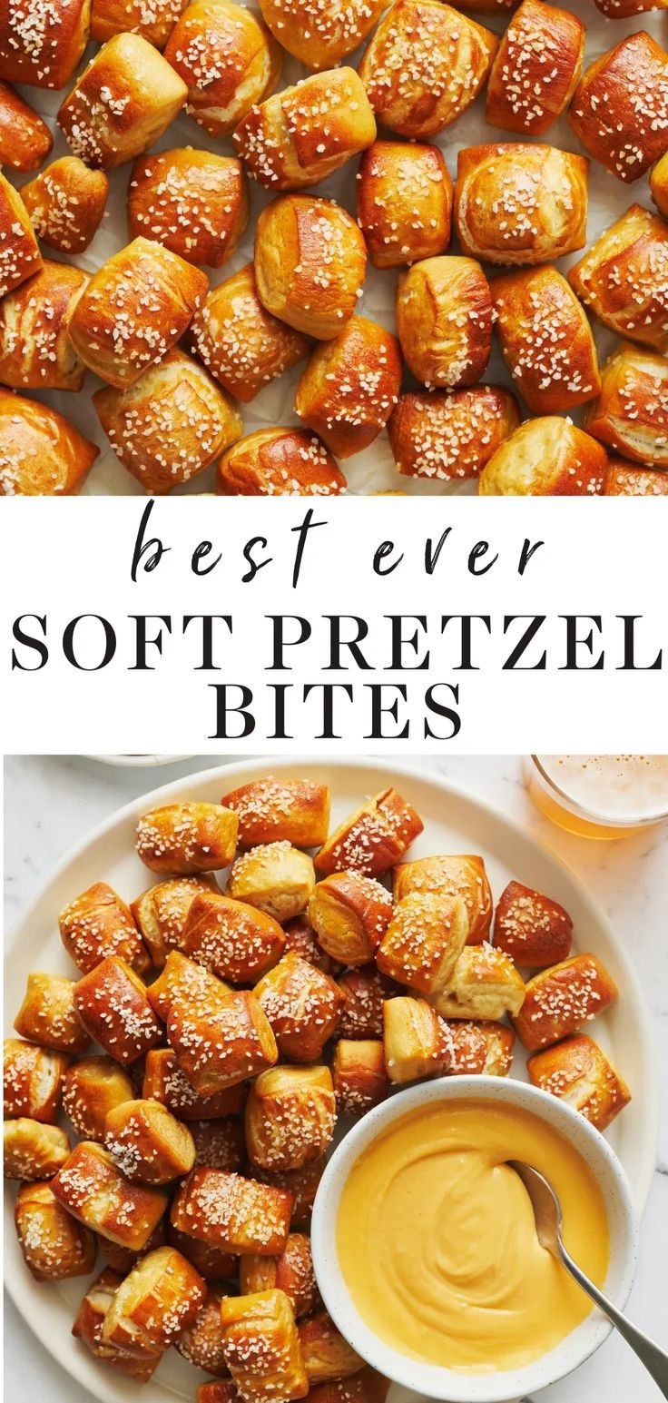 Soft Pretzel Bites - Best Buttery Soft Pretzel Bites