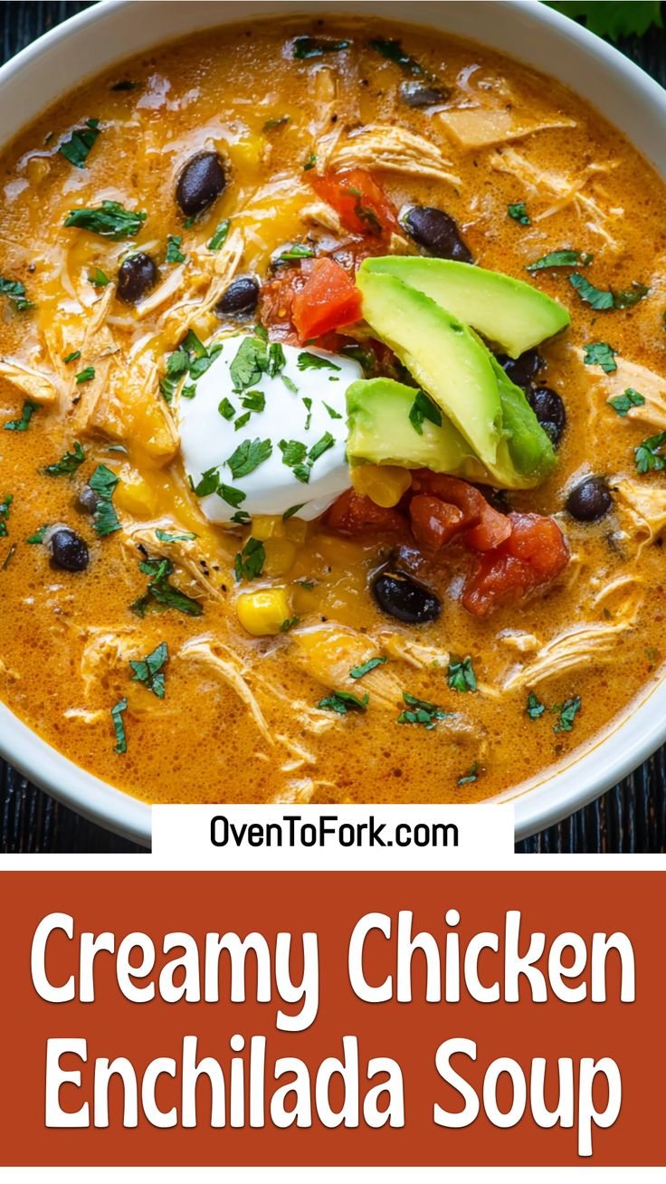 This Creamy Chicken Enchilada Soup Is My New Favorite Cozy Meal