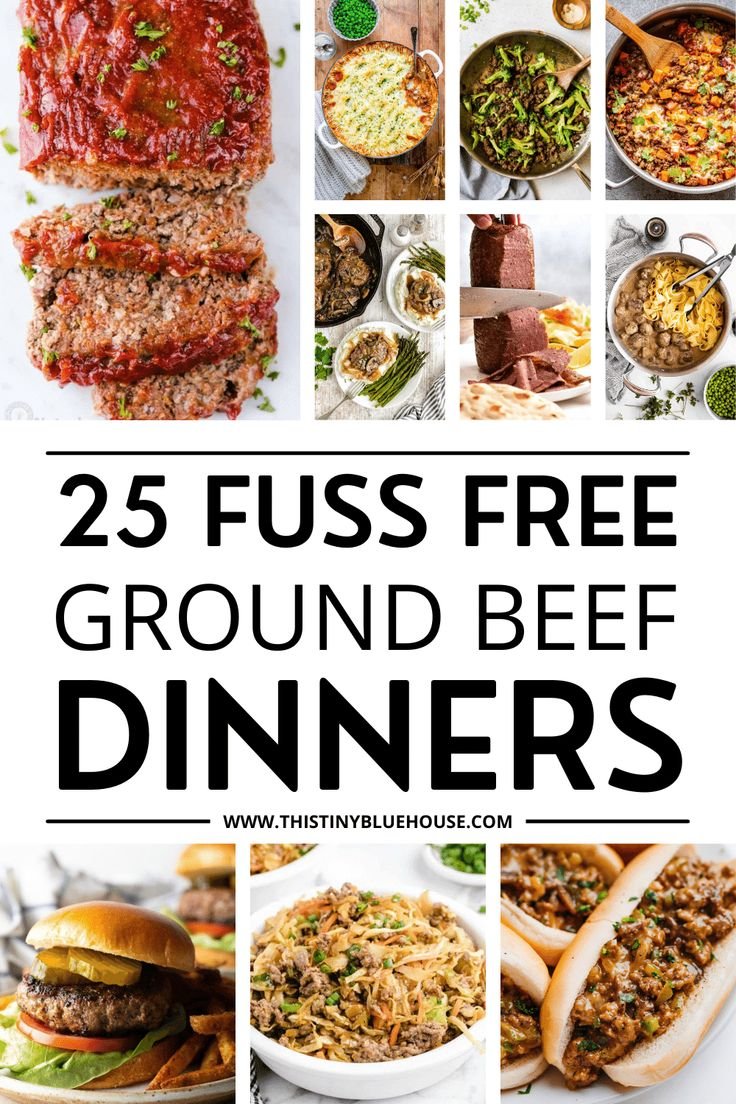 25 Best Easy Recipes for Dinner with Ground Beef as the Star You Need to Try | Dinner Entrees, Main Dishes, Easy Dinner Recipes for Families with Kids, Simple Ground Beef, Recipes for Ground Beef Dinner Tonight