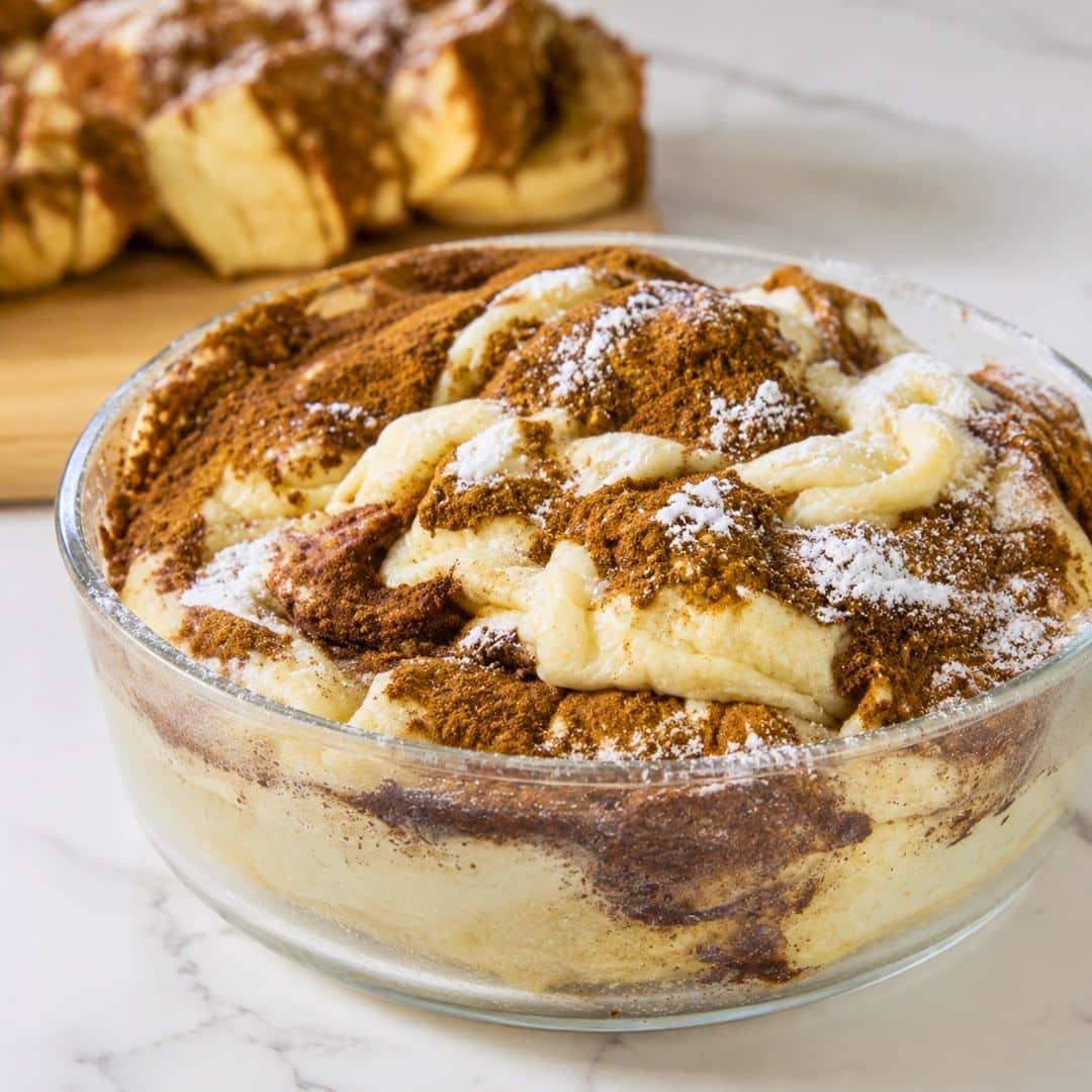 Cinnamon Swirl Protein Cake