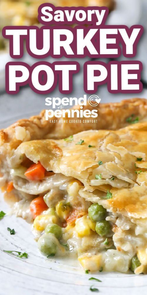 Savory Turkey Pot Pie Recipe | Pot pie recipe turkey, Gluten free turkey pot pie, Dairy free turkey pot pie