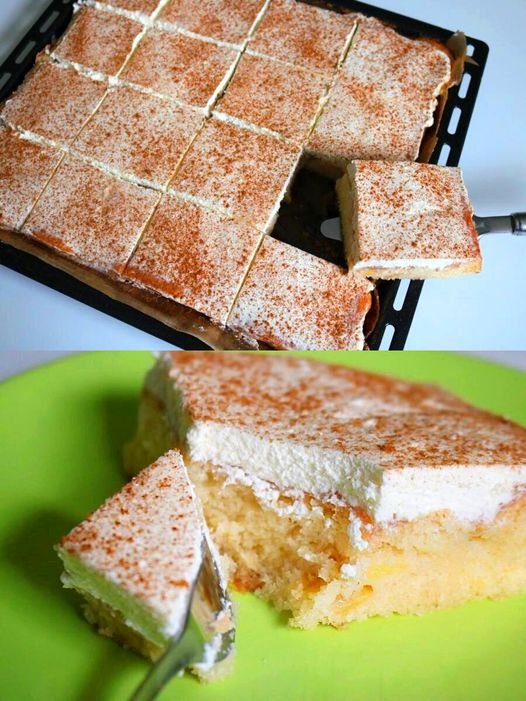 Apfelkuchen mit 2 Becher Schlagsahne & 2 Becher Schmand - Kochen Mit Uns