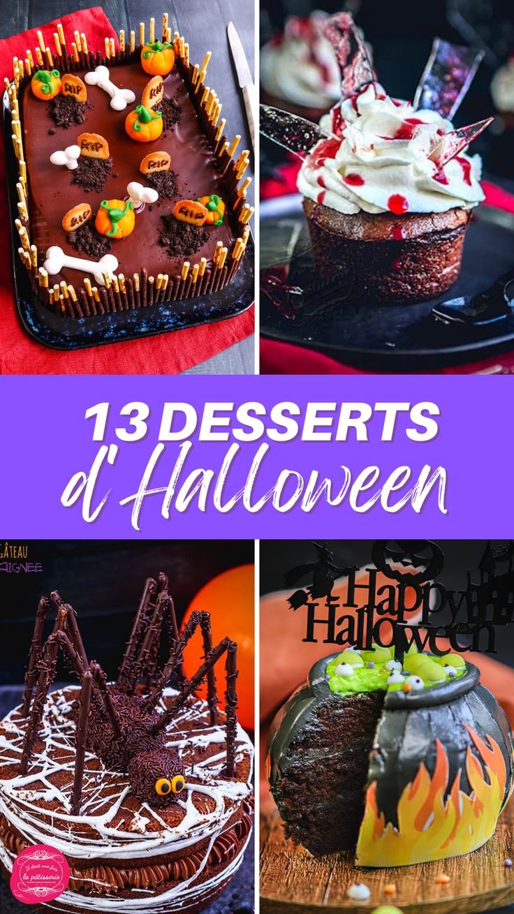 13 desserts d'Halloween