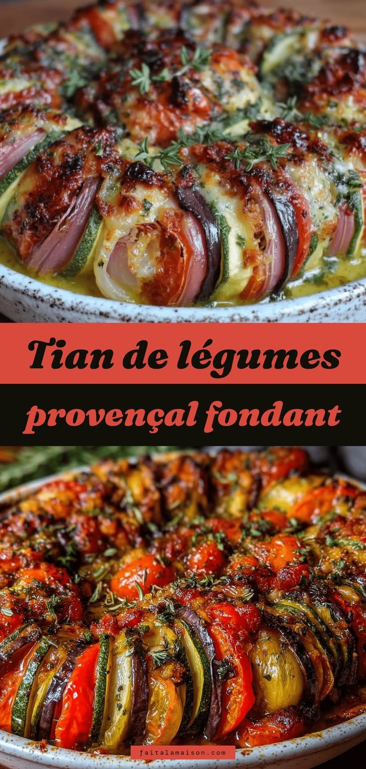 Tian de légumes provençal fondant aux herbes recette facile et savoureuse