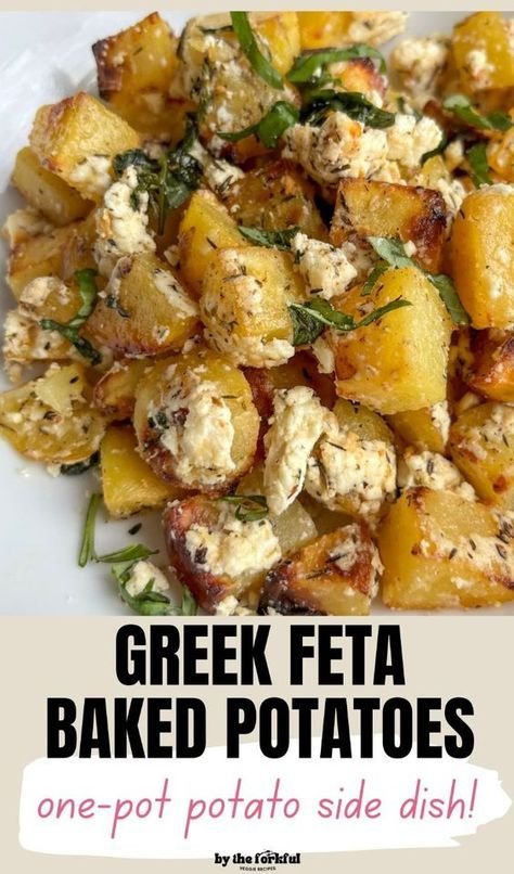 Baked Feta Potatoes