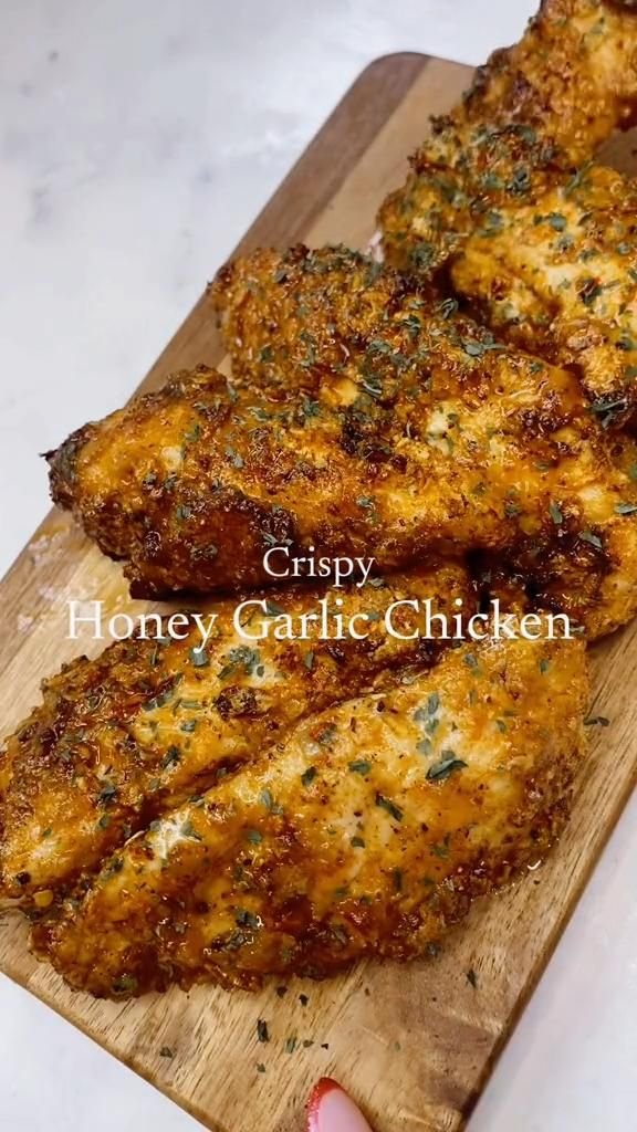 Crispy Honey Garlic Chicken