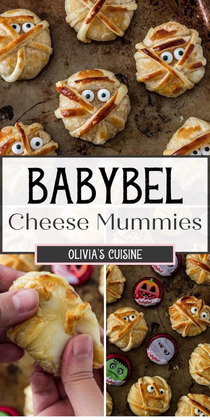 Babybel Cheese Mummies for Halloween