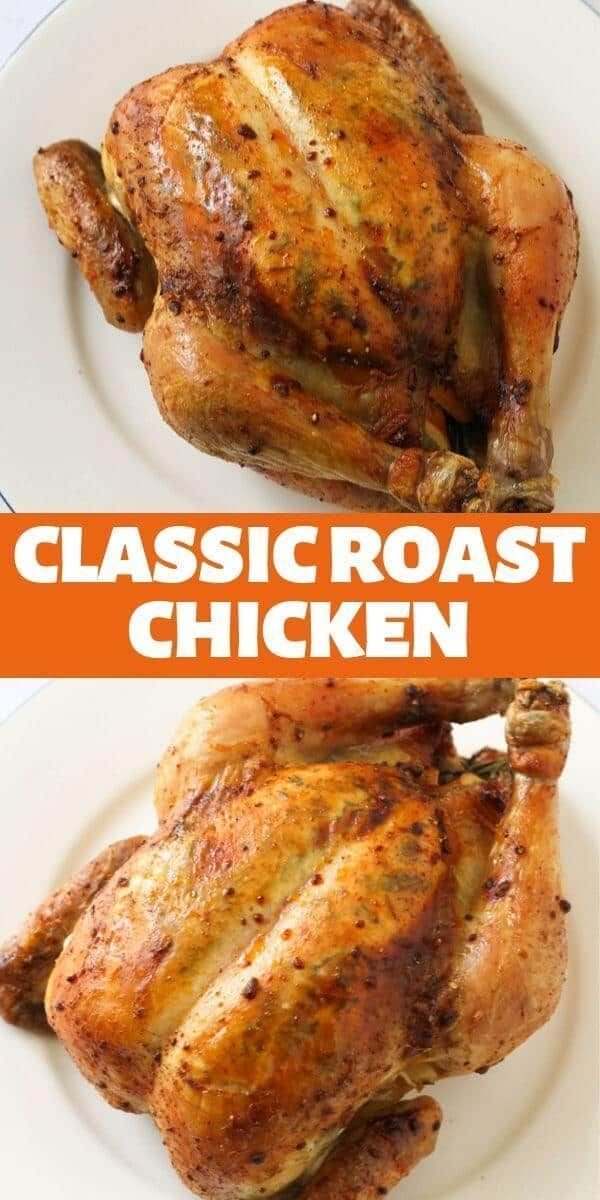 Roast Chicken with Lemon and Rosemary