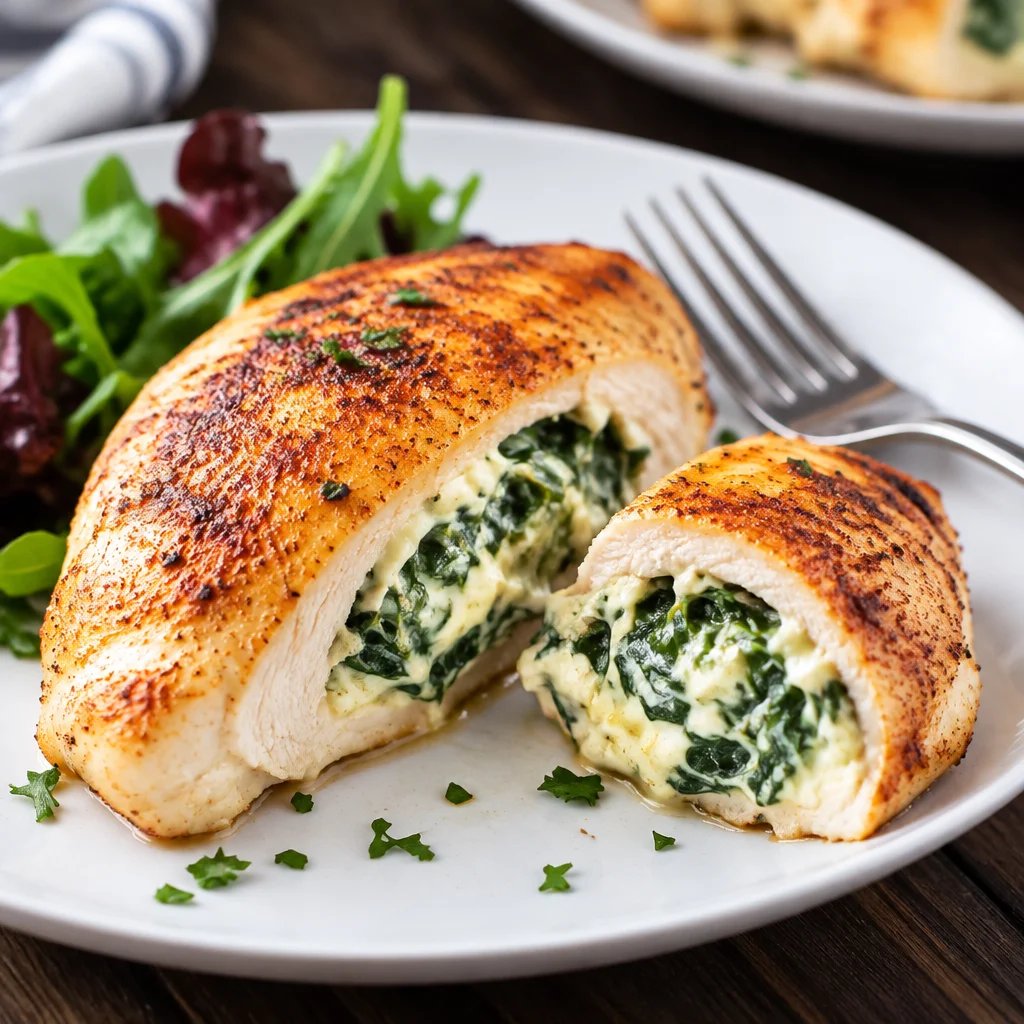 Stuffed Chicken Meal Prep (Spinach & Cream Cheese)