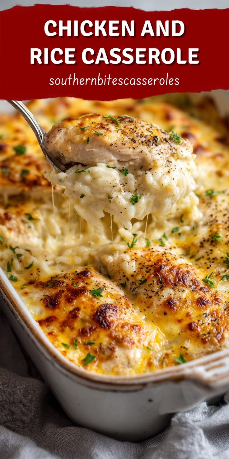 Chicken and Rice Casserole – Easy Family Dinner