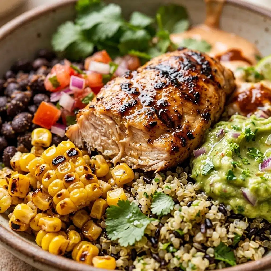 High-Protein Chicken Burrito Bowl