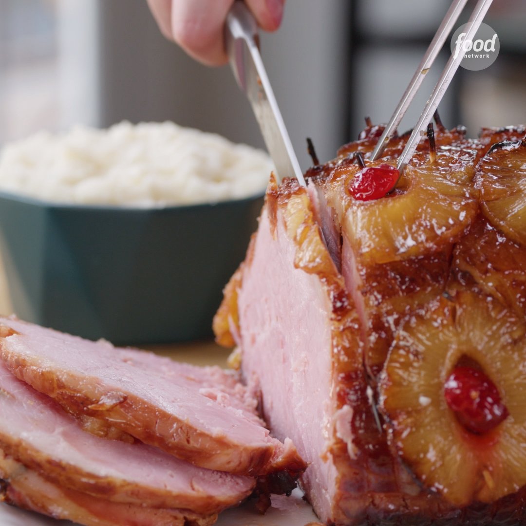 How to Make a Pineapple Brown Sugar-Glazed Boneless Ham