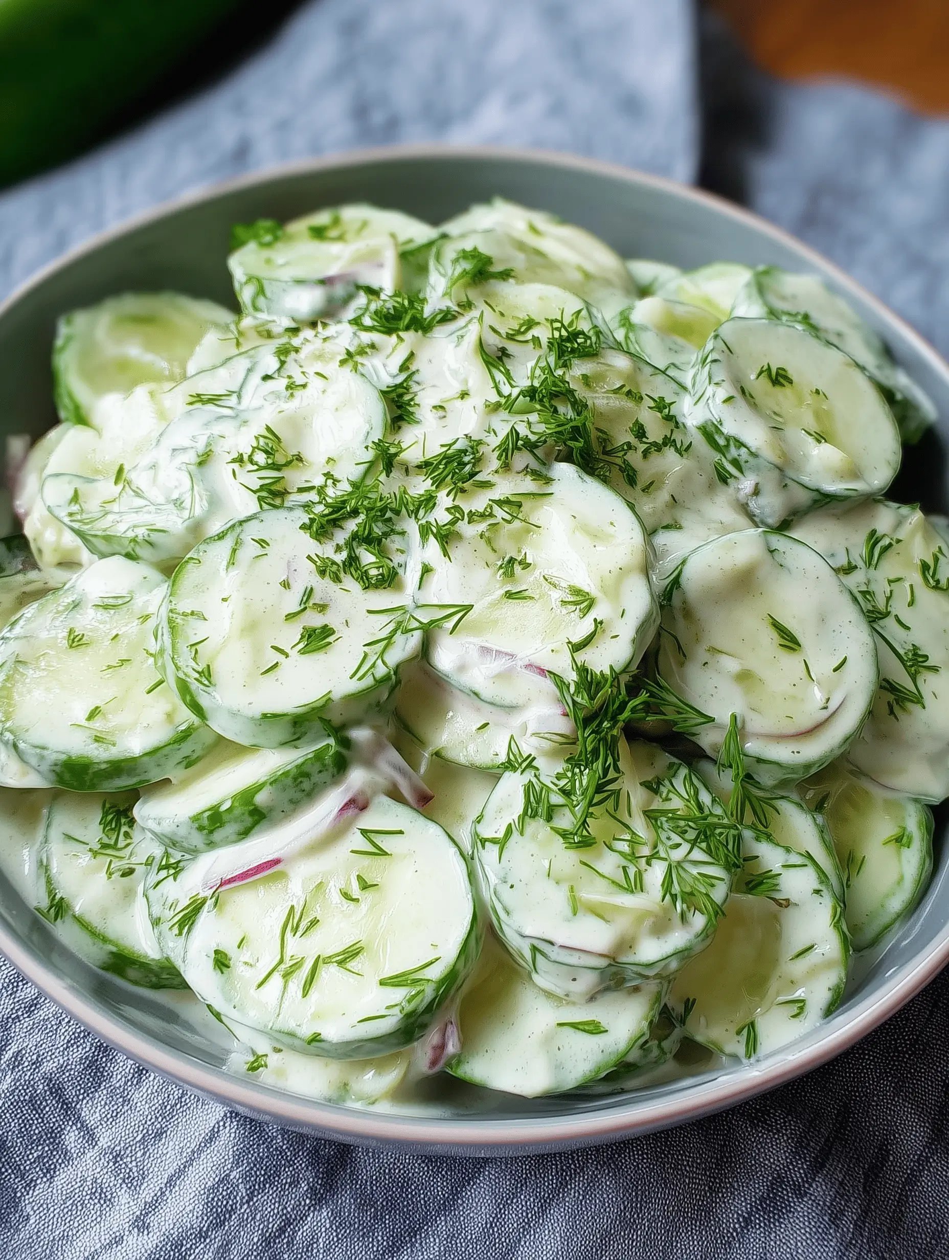 Creamy Cucumber Salad