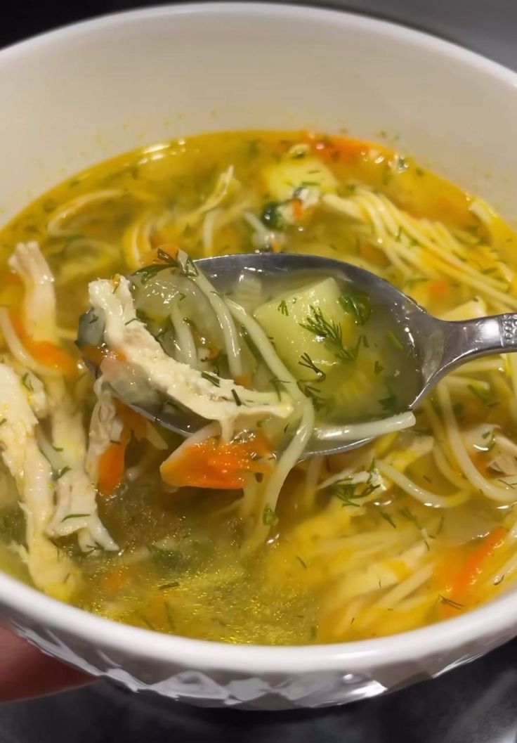 Chicken noodle soup tutorial