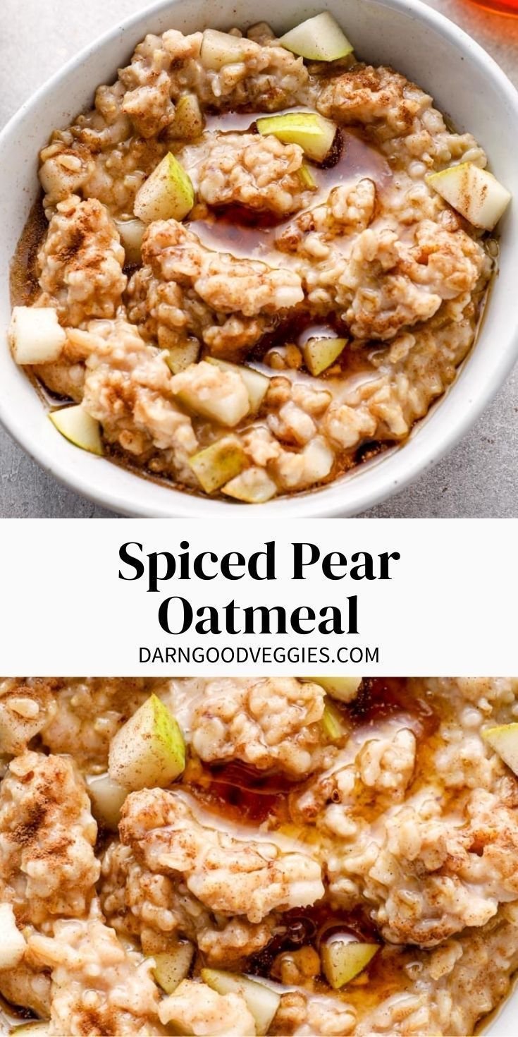 Spiced Pear Oatmeal