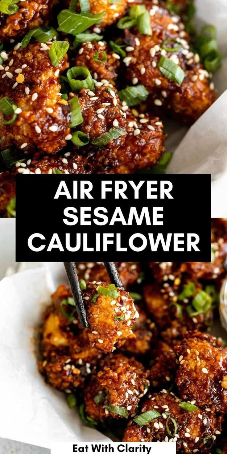 Crispy Air Fryer Cauliflower Wings