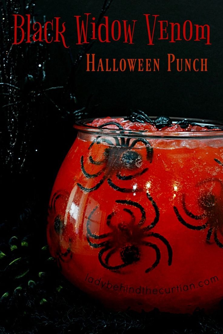 Spooky Black Widow Venom Punch